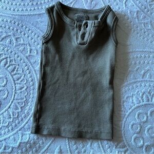 KIDWILD Organic Vintage Henley‎ Tank SIZE 0-3 months